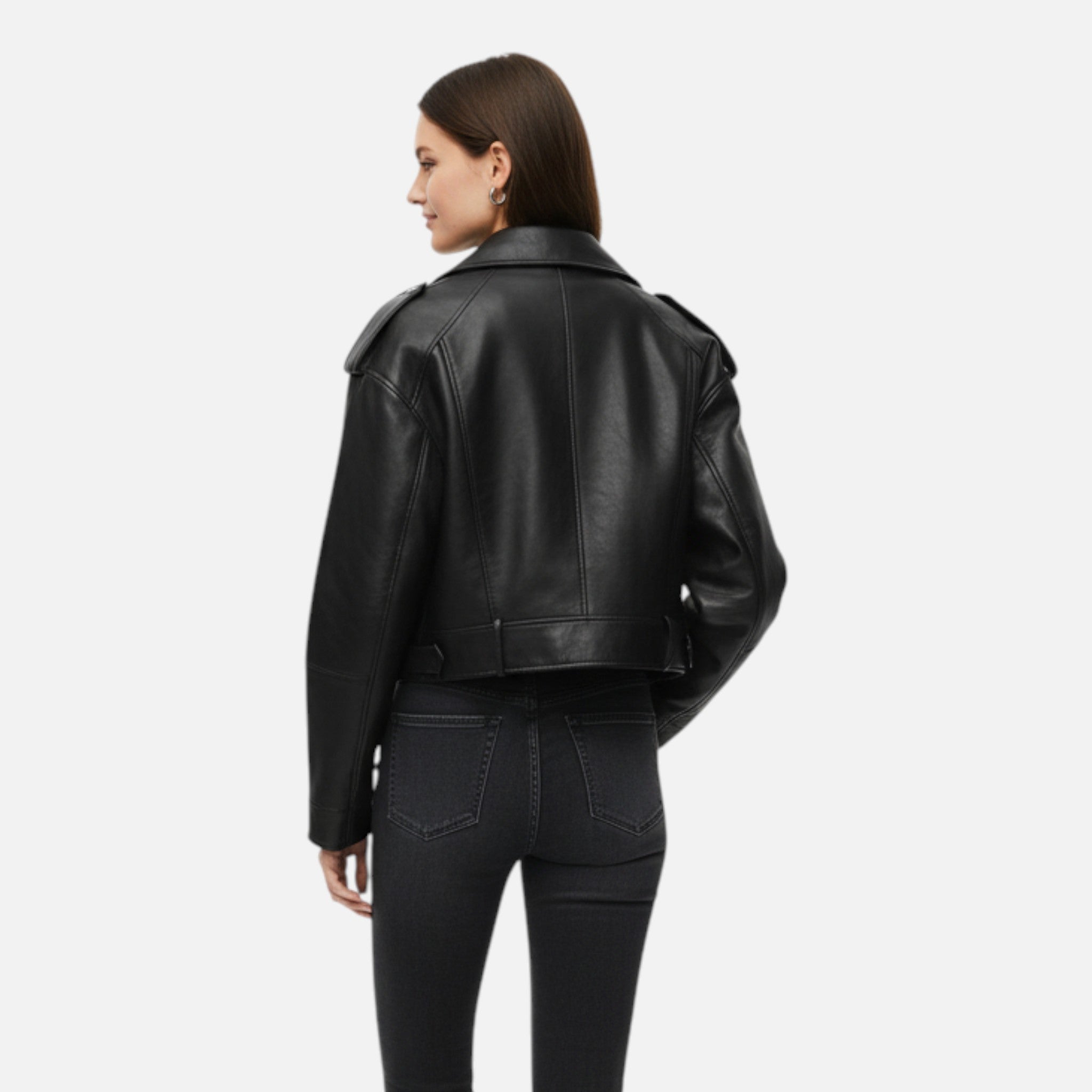 Aureli Paris | Veste Femme Cuir Synthétique Élégance Classique