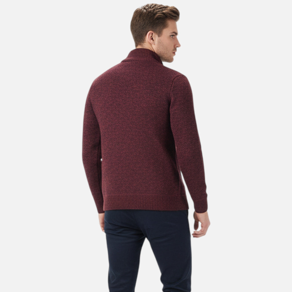 Aureli Paris | Cardigan Homme Tricot Doublure Polaire