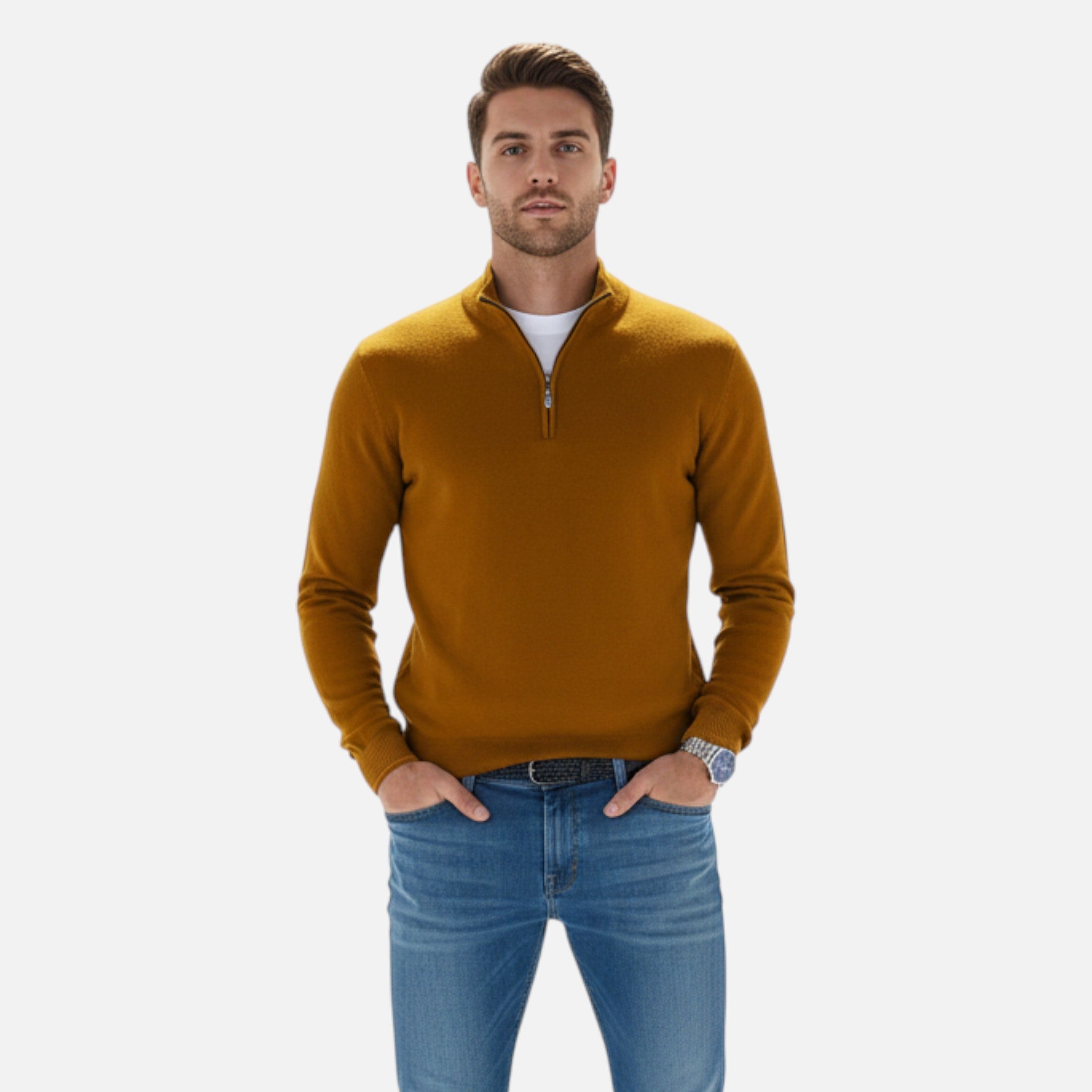 Aureli Paris | Pull Homme Col V en Cachemire
