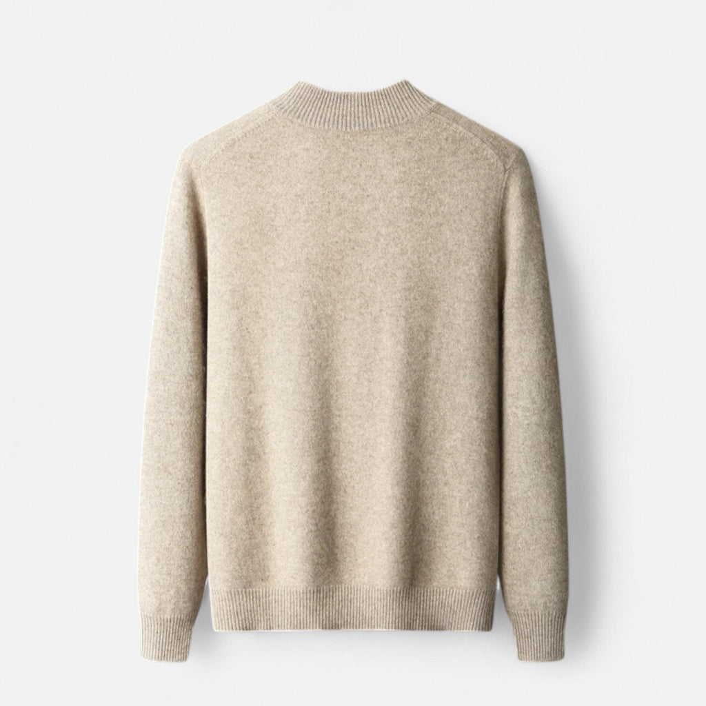 Aureli Paris | Cardigan Homme Laine Mérinos Col Zippé