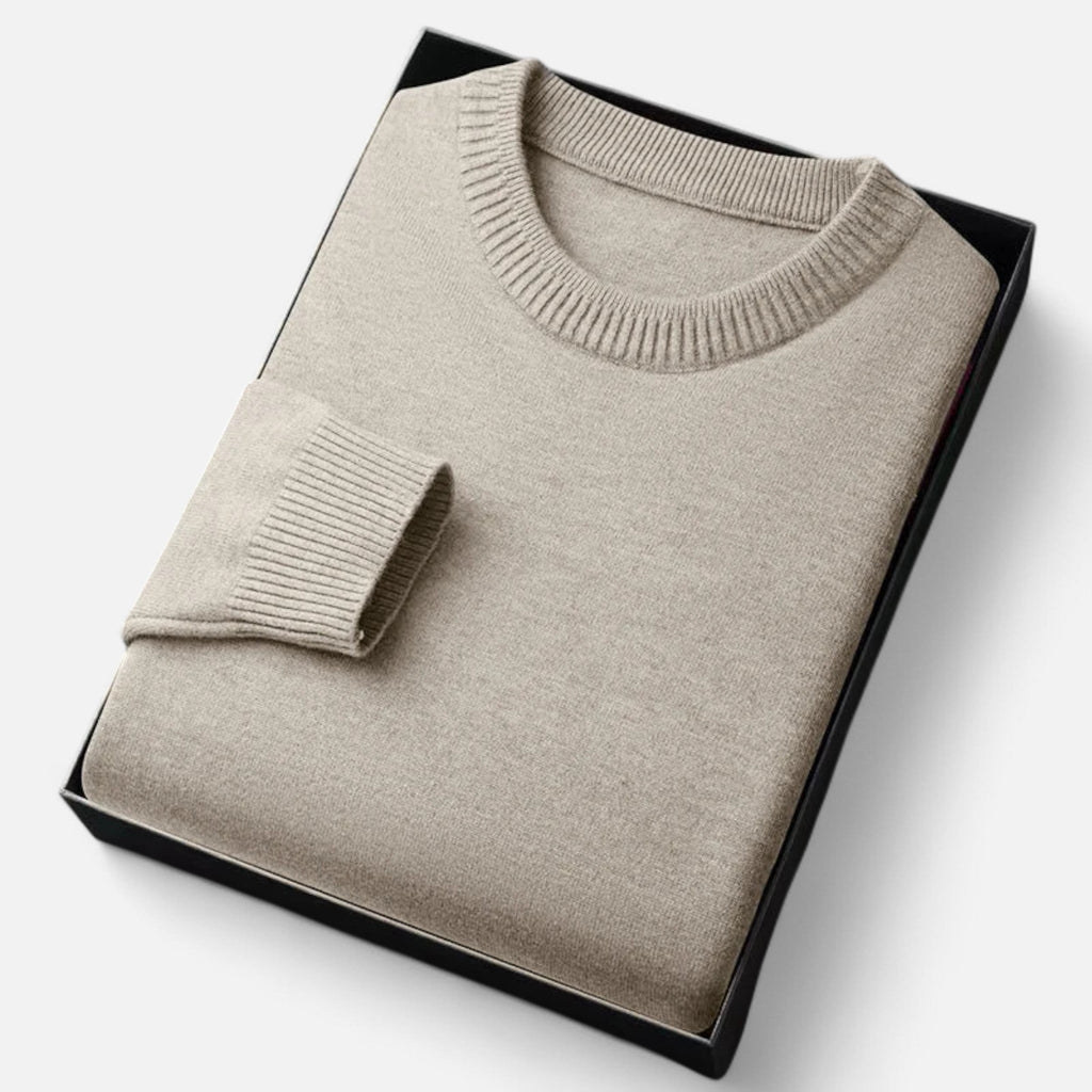 Aureli Paris | Pull Homme Col Rond Maille Premium