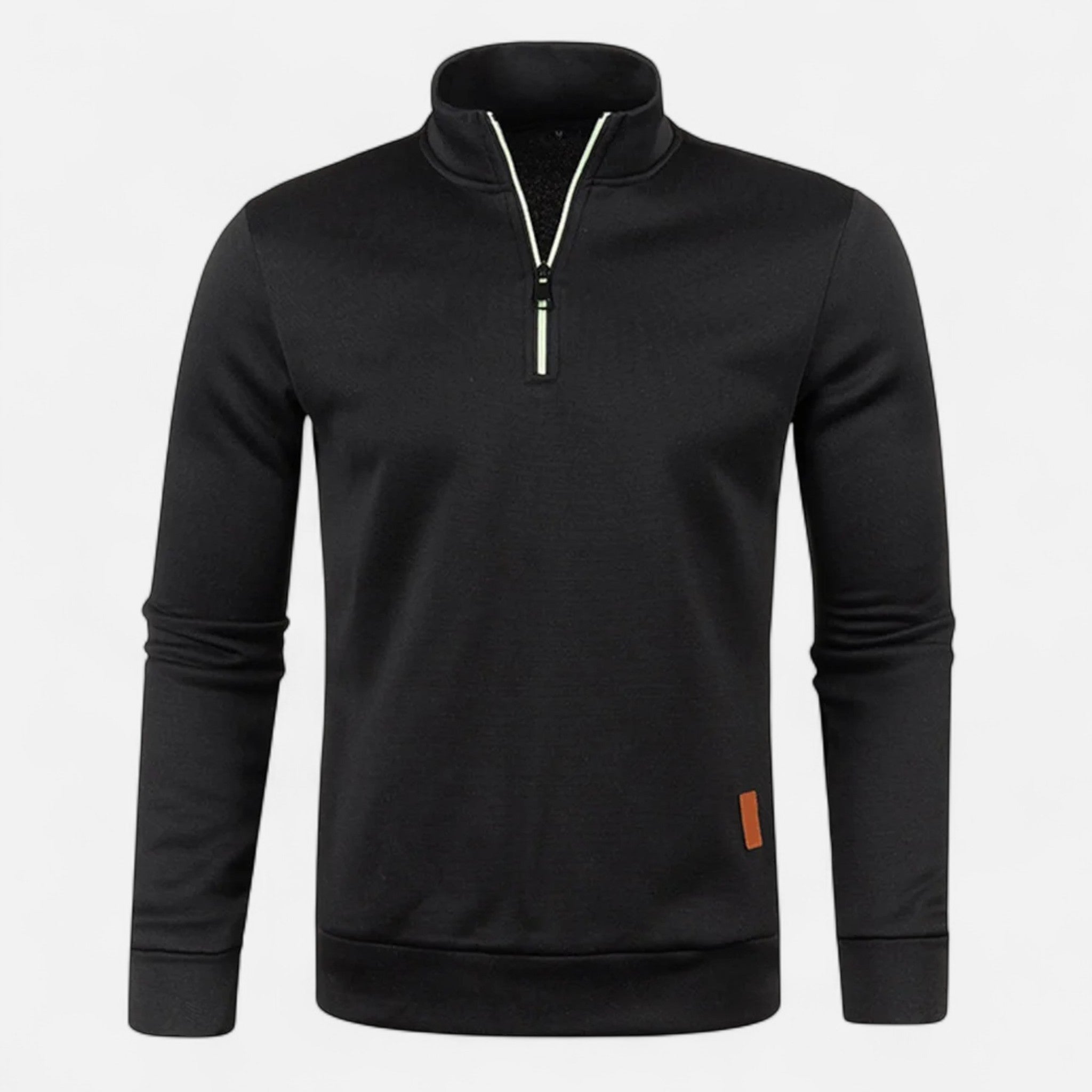 Aureli Paris | Pull Homme Demi-Zip Laine Épaisse