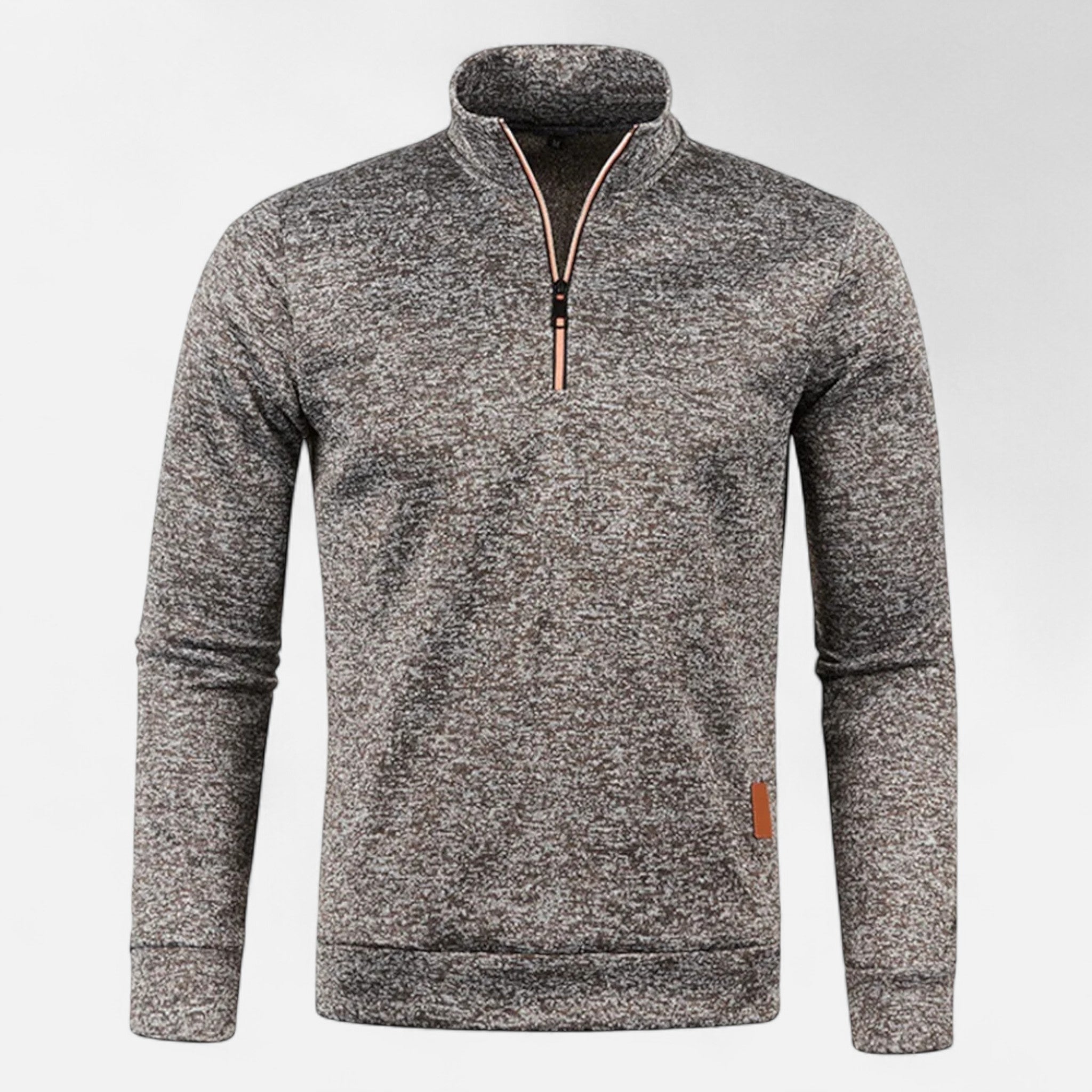 Aureli Paris | Pull Homme Demi-Zip Laine Épaisse